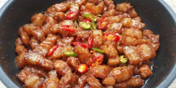 Cách làm thịt ba rọi xào mắm ruốc