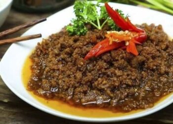 Cách làm mắm tép chưng thịt