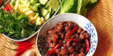 Thịt kho mắm ruốc thơm ngon