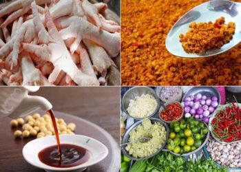 Chân gà nướng sa tế