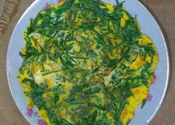 Canh hẹ nấu trứng